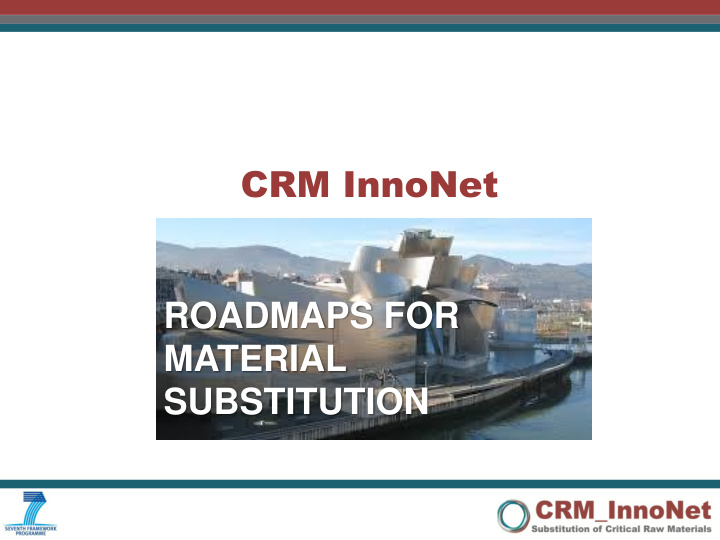 crm innonet roadmaps for