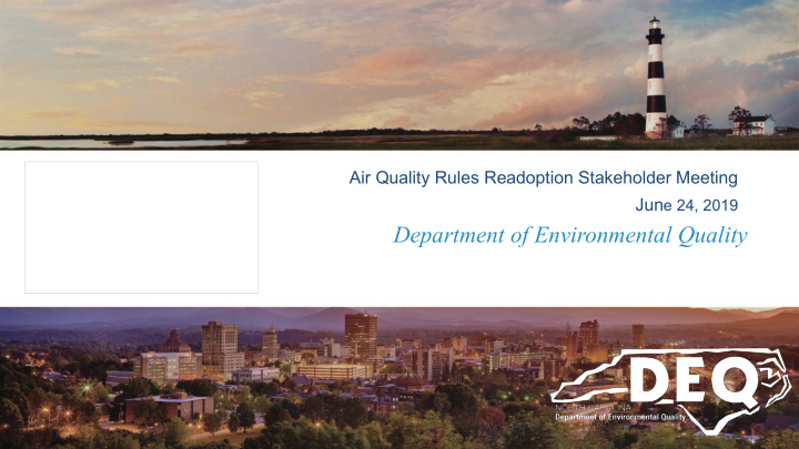 department of environmental quality