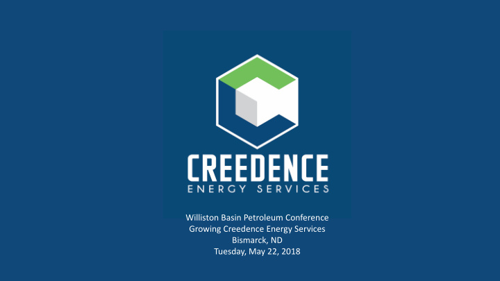 williston basin petroleum conference growing creedence