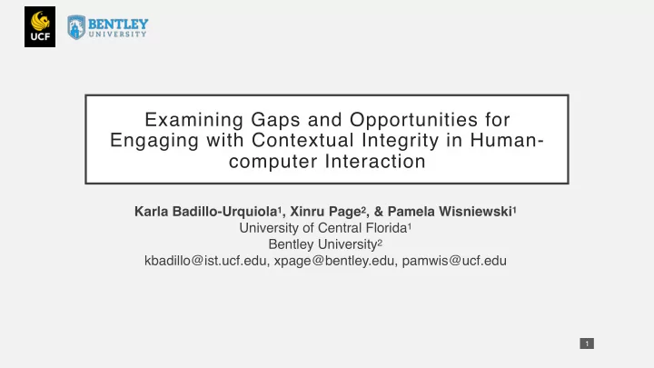 examining gaps and opportunities for engaging with
