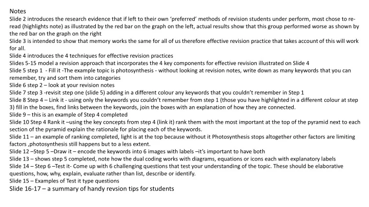 notes
