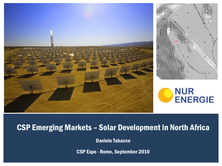 csp emerging markets solar development in north africa