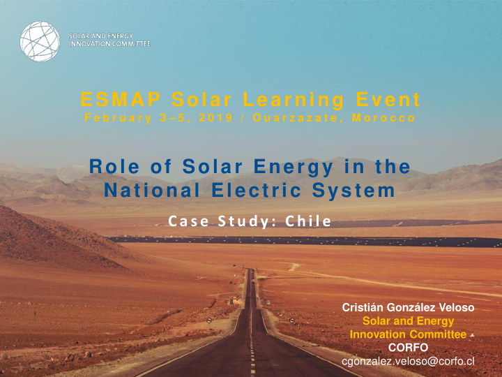 esmap solar learning event