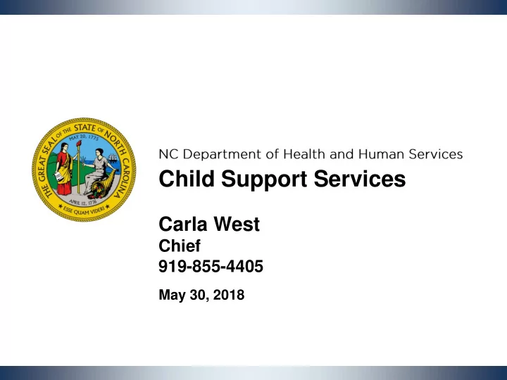 child support services