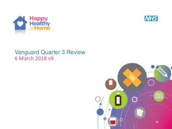 6 March 2018 v9  Agenda    Welcome and Introductions  Keith Douglas, Programme Director, Happy,