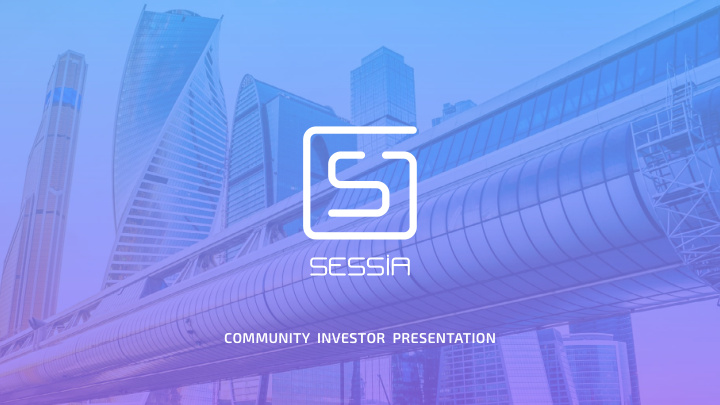 community investor presentation