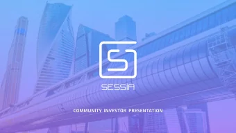 COMMUNITY  INVESTOR  PRESENTATION  BUSINESS ISSUES  TECHNOLOGIES  ACCESS CUTTING-EDGE IT SOLUTIONS