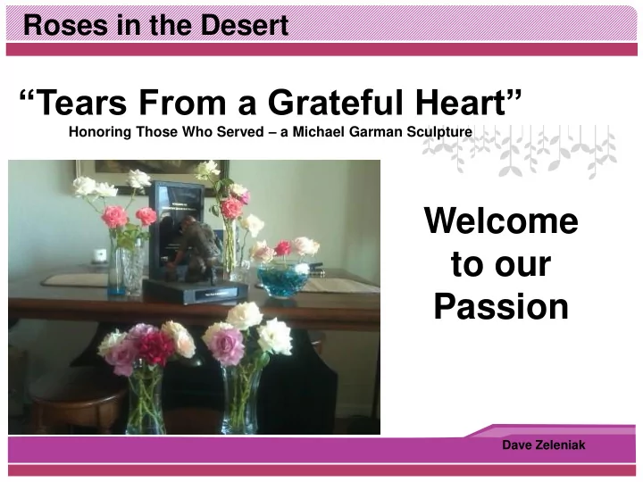 tears from a grateful heart