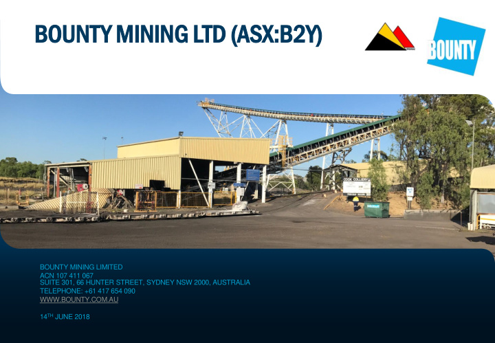 bounty m mining ltd td a asx b2y