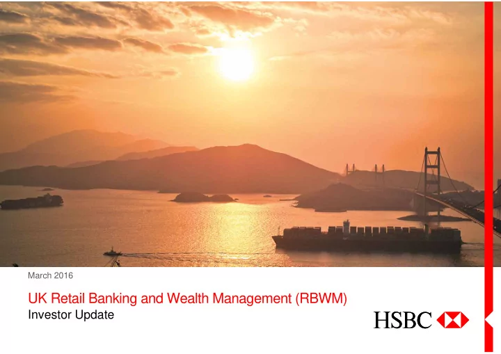 uk retail banking and wealth management rbwm