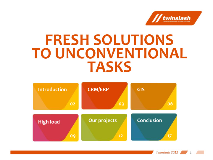 fresh solutions to unconventional