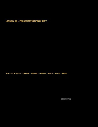EDUCATING ELEMENTARY CHILDREN  THROUGH ARCHITECTURE  AN INTERACTIVE ARCHITECTURE LEARNING UNIT FOR