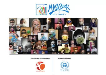 A project by the association:  In partnership with:  MASKBOOK // PRESENTATION Maskbook is an