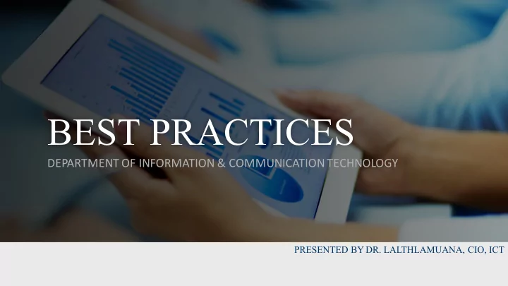 best practices
