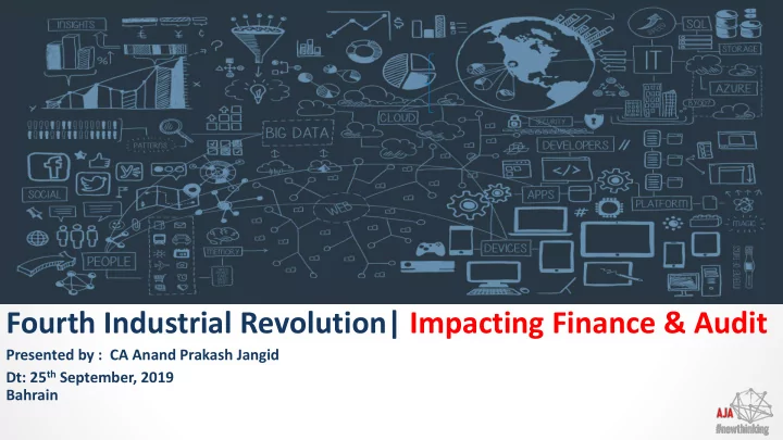 fourth industrial revolution impacting finance audit