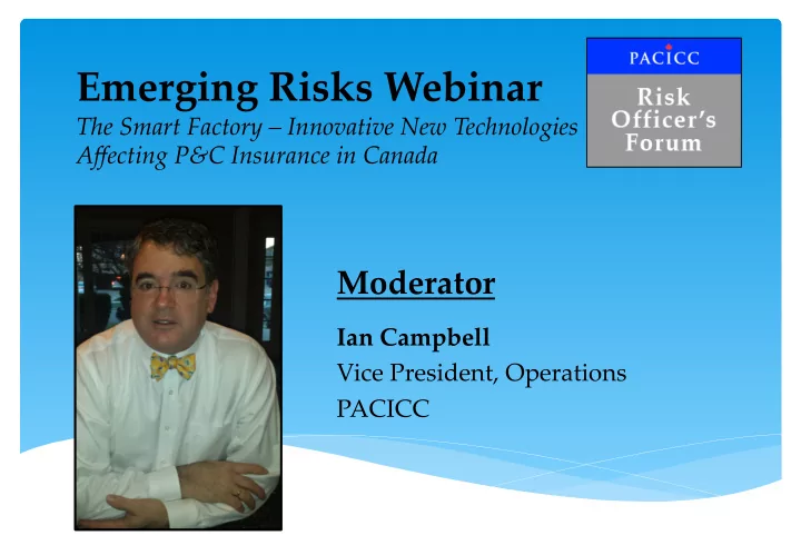 emerging risks webinar