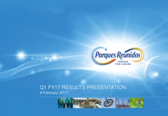 Q1 FY17 RESULTS PRESENTATION  8 February 2017  Q1 FY17 Results Presentation  Delivered Strong