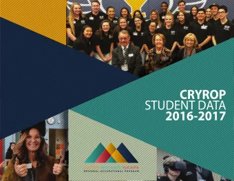 CRYROP  STUDENT DATA  2016-2017  DATA DEFINITONS  COMPLETERS  Students that participate in a