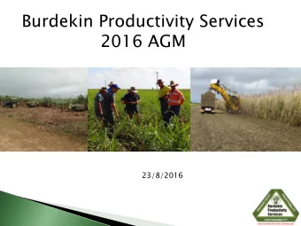2016 AGM  23/8/2016  Managers Report  Approved seed cane  and variety update  Pest and