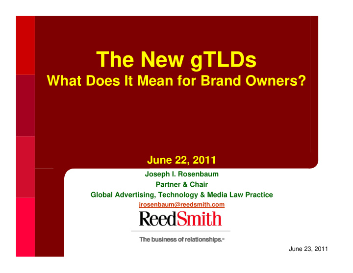 the new gtlds