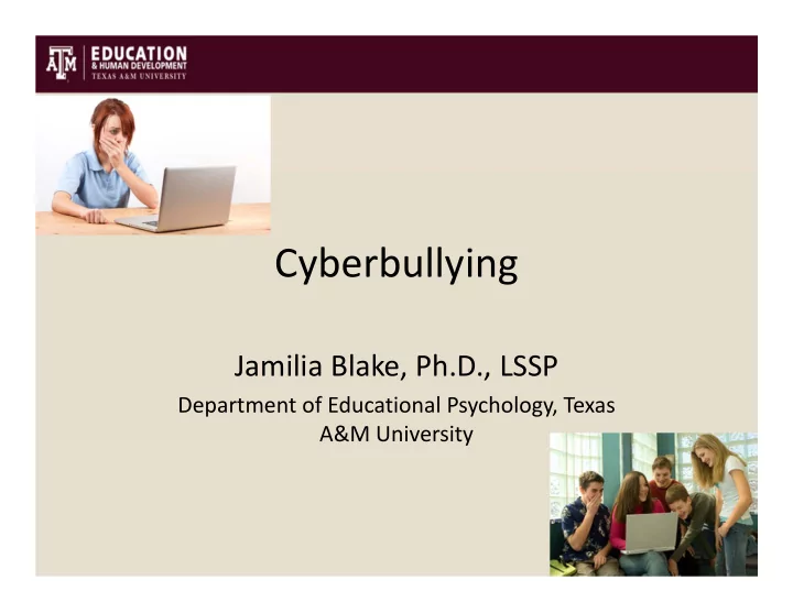 cyberbullying