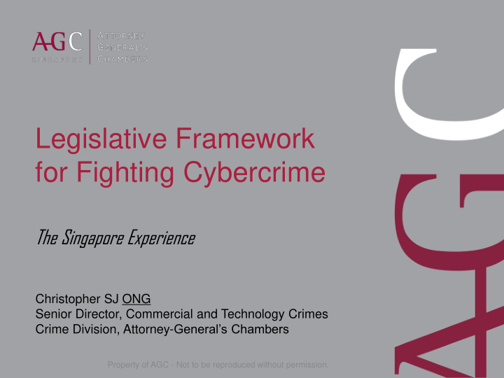 for fighting cybercrime