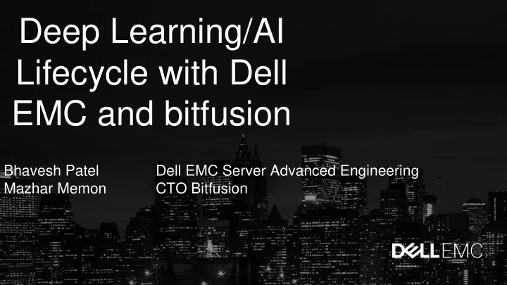 deep learning ai