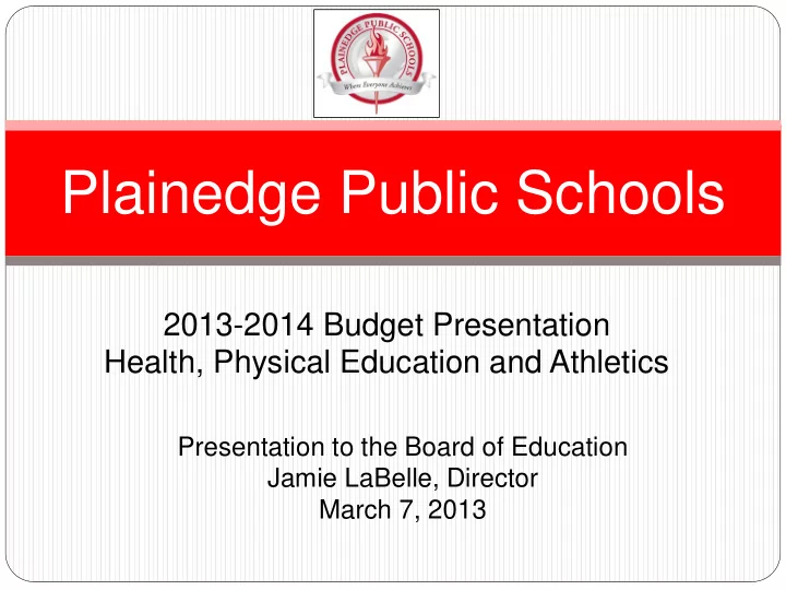 plainedge public schools