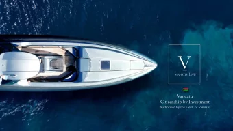 Vanuatu  Citizenship by Investment  Authorized by the Govt. of Vanuatu  global citizen  In an