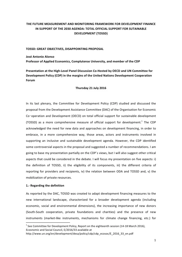 the future measurement and monitoring framework for