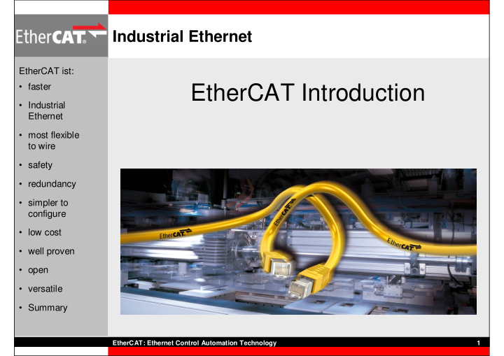 ethercat introduction