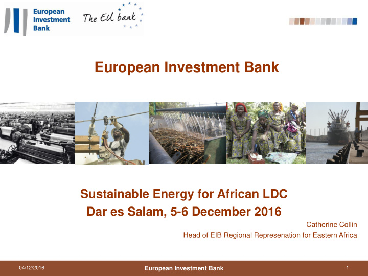 european investment bank sustainable energy for african