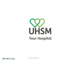 Mark Blakeman  Launch of the NHS-HE Connectivity Web Site  What were we trying to achieve ?