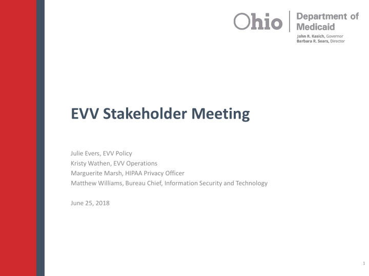 evv stakeholder meeting