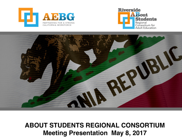 about students regional consortium meeting presentation