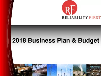 2018 Business Plan &amp; Budget  2018 Budget Overview  Total 2018 Budget:  $21,393,899  Total