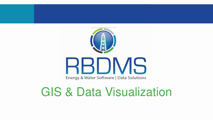 gis data visualization why are we here