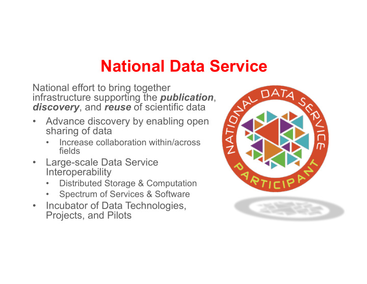national data service