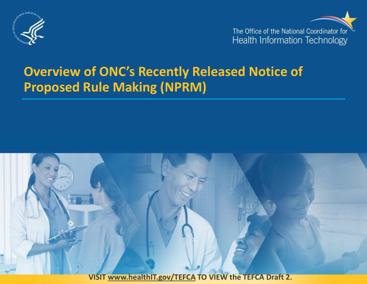 overview of onc s recently released notice of