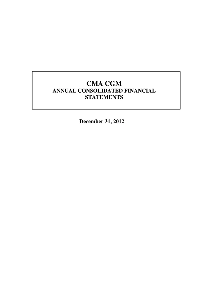 cma cgm
