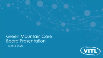 Board Presentation  June 3, 2020  Agenda  Introduction  FY21 Budget Request  COVID-19