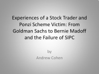 experiences of a stock trader and ponzi scheme victim