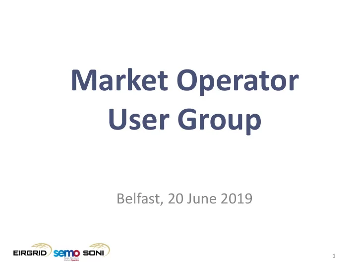 market operator