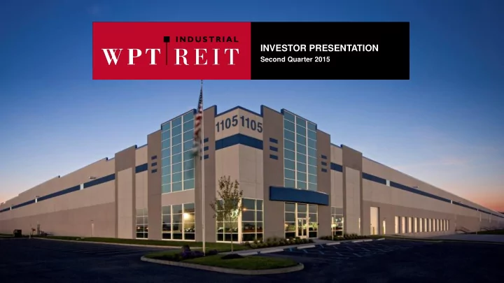 investor presentation