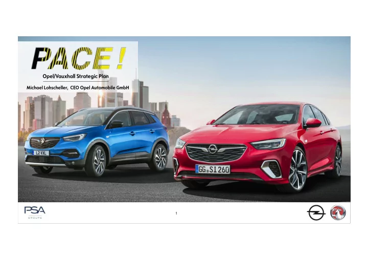opel vauxhall strategic plan