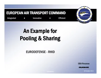 An Example for  An Example for  An Example for  An Example for  An Example for  An Example for  An