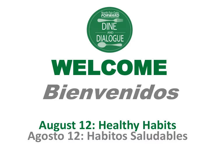 bienvenidos