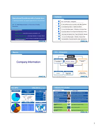 Company Information  US $ 5.0  billion  integration  BPO services  Employees  60,000  India market