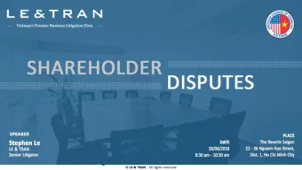 TABLE OF CONTENTS  1  The distinct characteristics of shareholder disputes  SHAREHOLDER DISPUTES  2