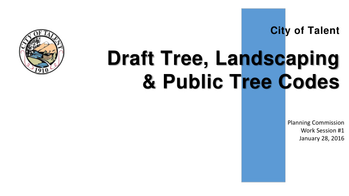 draft tree landscaping public tree codes